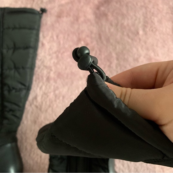 NWT Pennington Wide Width Black Quilted Riding Boots 8WW - Picture 3 of 9